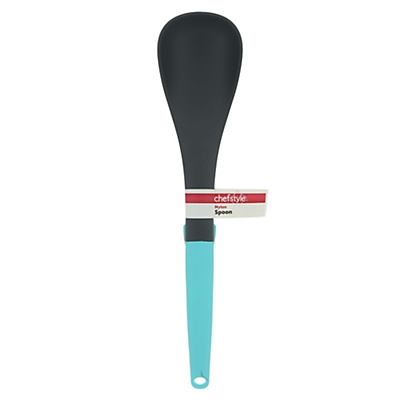 slide 1 of 1, chefstyle Aqua Nylon Spoon, 1 ct