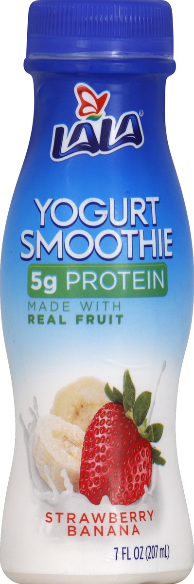 slide 4 of 4, LALA Strawberry Banana Real Fruit Yogurt Smoothie, 10.5 fl oz
