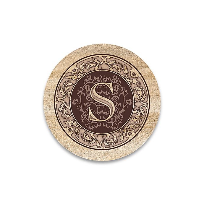 slide 1 of 1, Thirstystone Monogram Letter S'' Coasters'', 4 ct