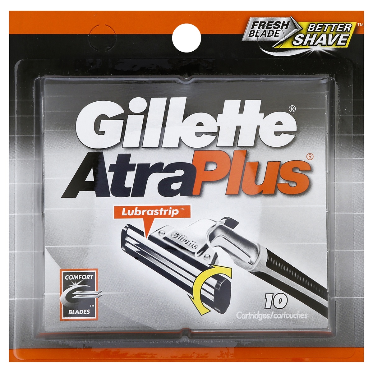 slide 3 of 3, Gillette Cartridges 10 ea, 10 ct