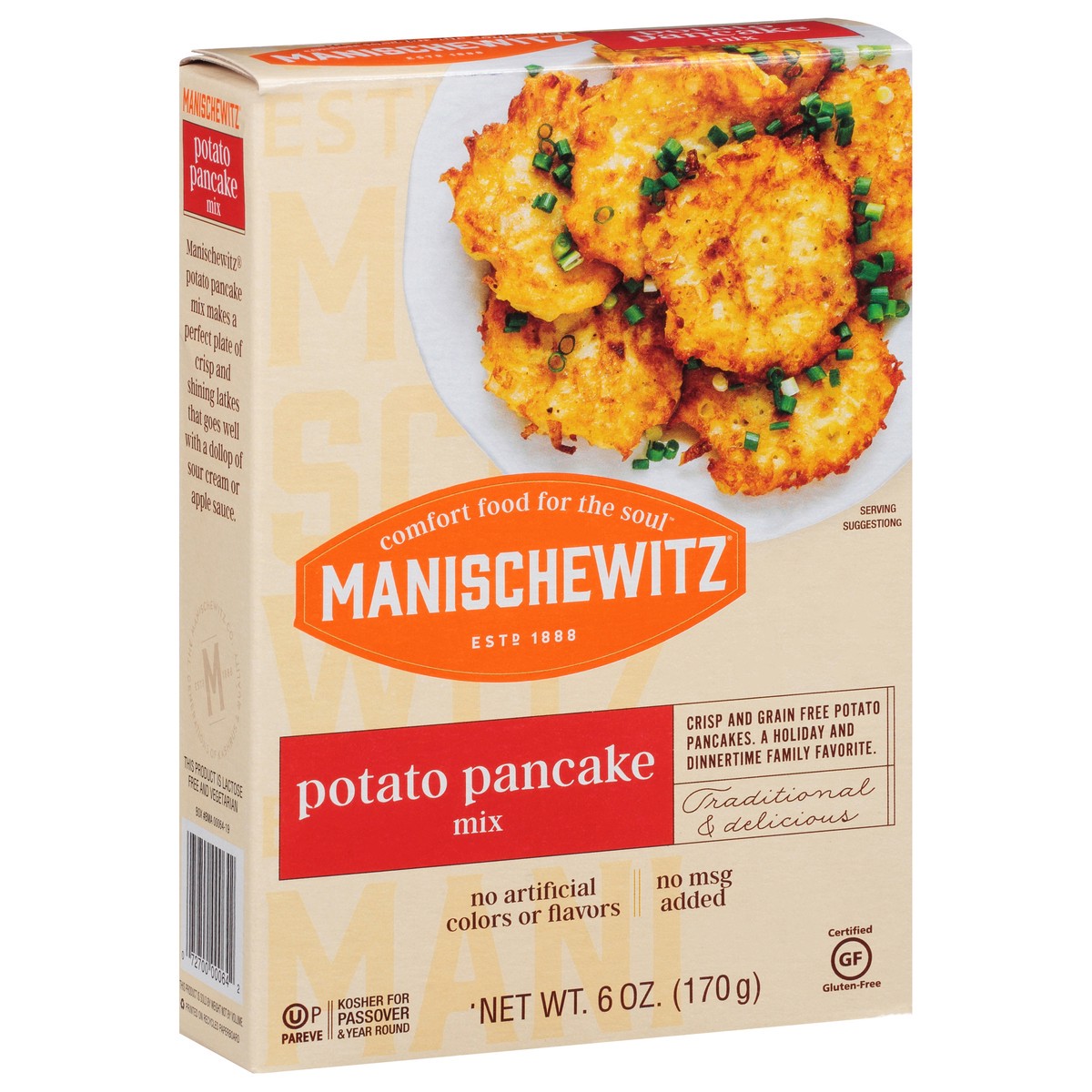 slide 2 of 9, Manischewitz Potato Pancake Mix, 6 oz