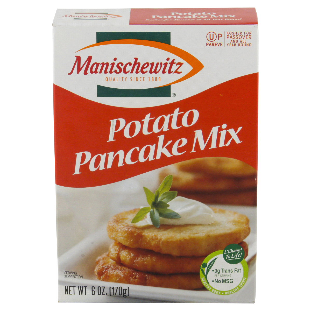 slide 1 of 6, Manischewitz Potato Pancake Mix, 6 oz