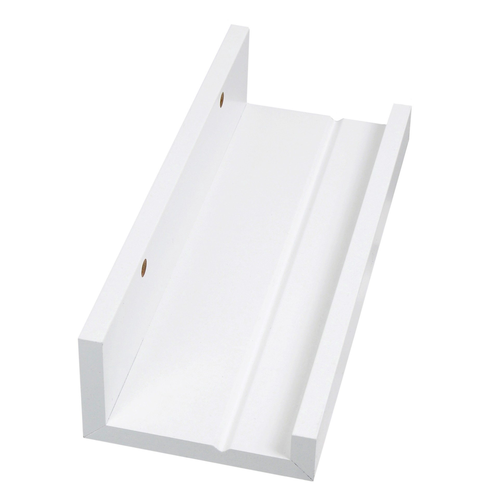 slide 3 of 8, Solid White Ledge By Studio Decor, 12 in