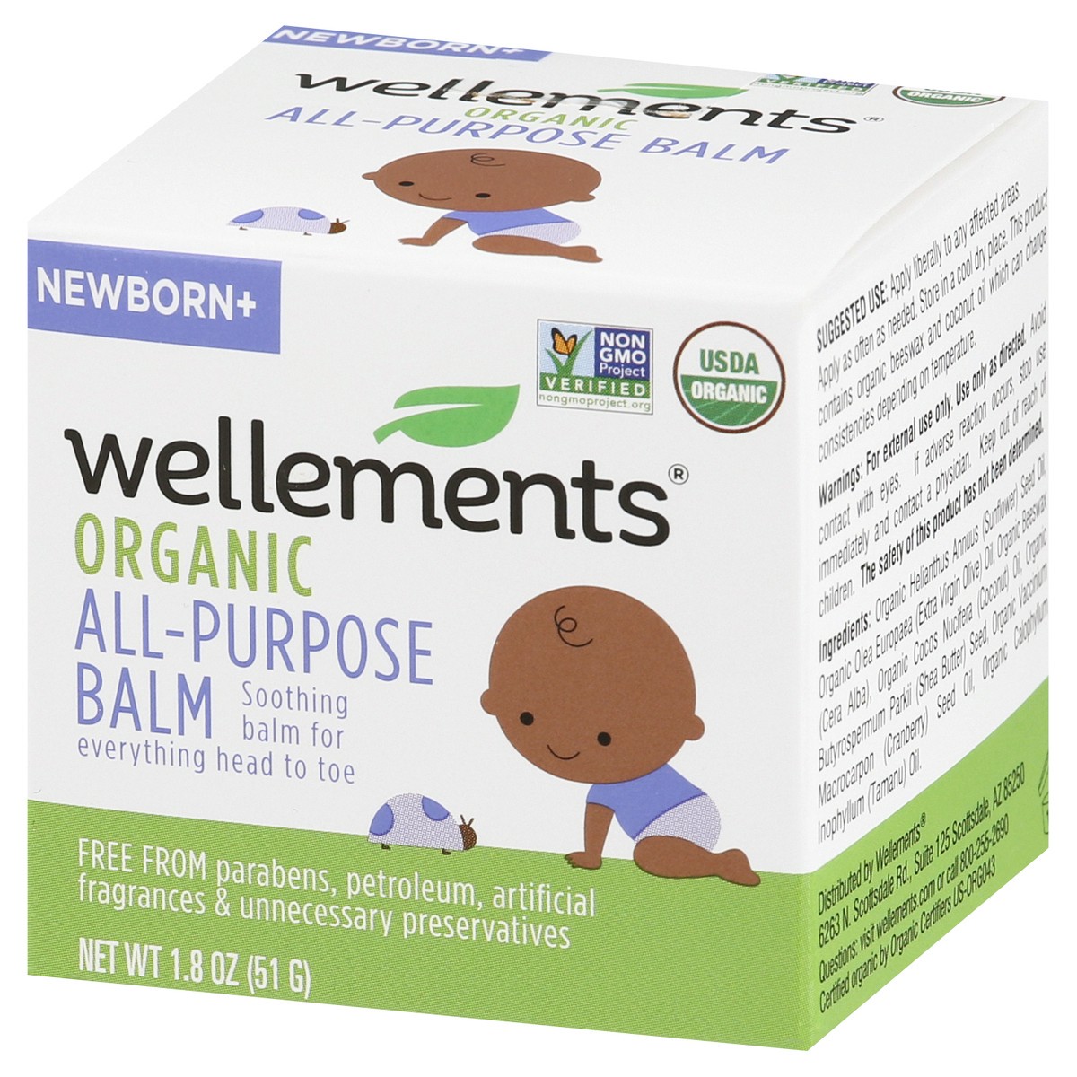 slide 6 of 9, Wellements Newborn+ Organic All-Purpose Balm 1.8 oz, 1.8 oz