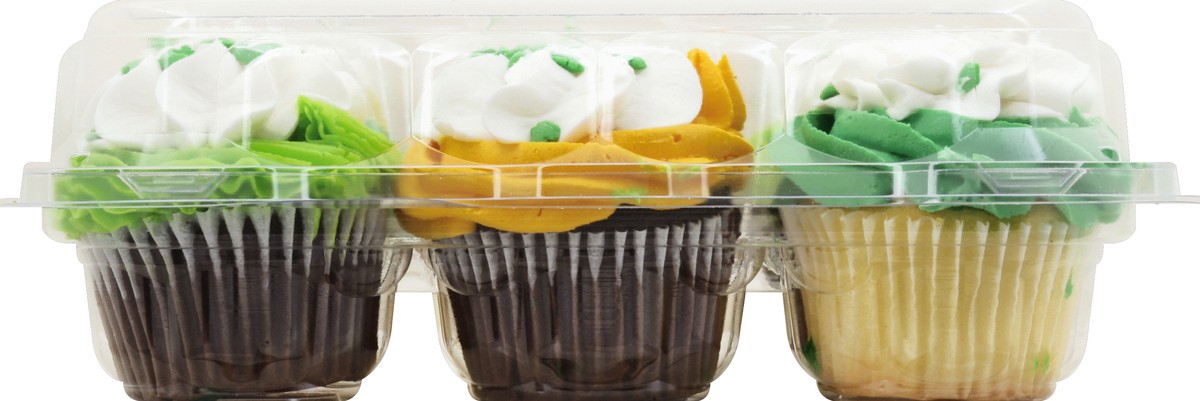 slide 2 of 5, Jewel Store Brand Decorated 6Ct Cupcakes, 1 ct