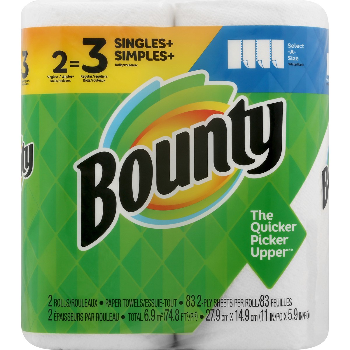 slide 7 of 11, Bounty Paper Towels 2 ea, 2 ct