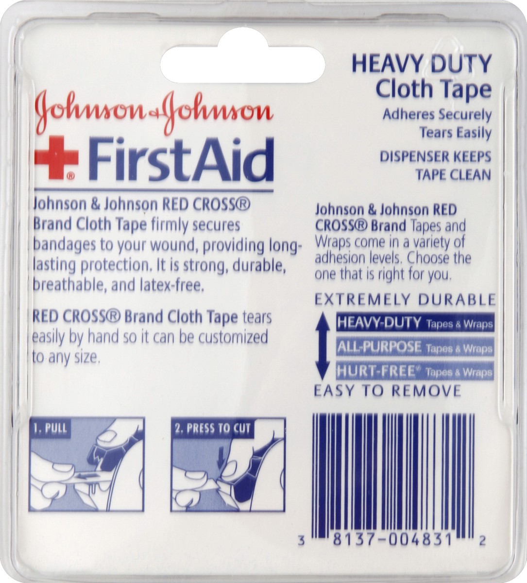 slide 2 of 3, Johnson's Cloth Tape 1 ea, 1 ea