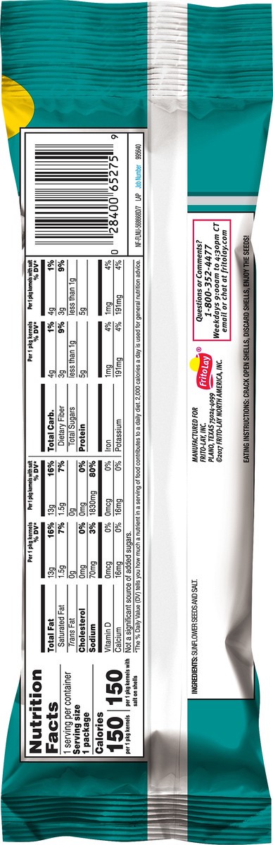 slide 3 of 3, Frito-Lay Extra Long Original Sunflower Seeds 1.75 oz, 1.75 oz