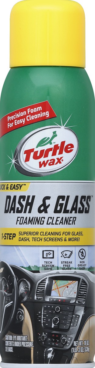 slide 2 of 2, Turtle Wax Dash & Glass Foaming Cleaner, 19 oz