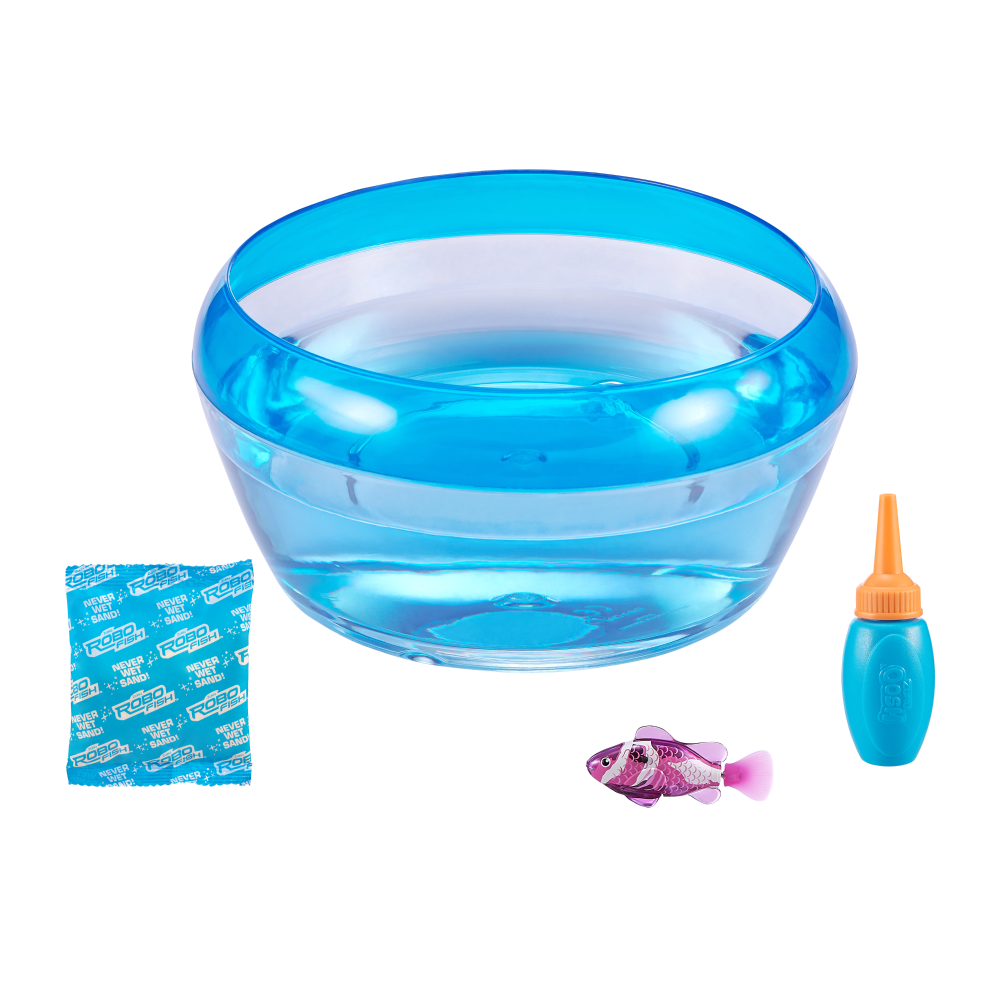 slide 2 of 5, ZURU Robo Fish And Fish Bowl Playset, 1 ct