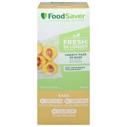 FoodSaver Food Storage Bags Variety Pack 30 ea