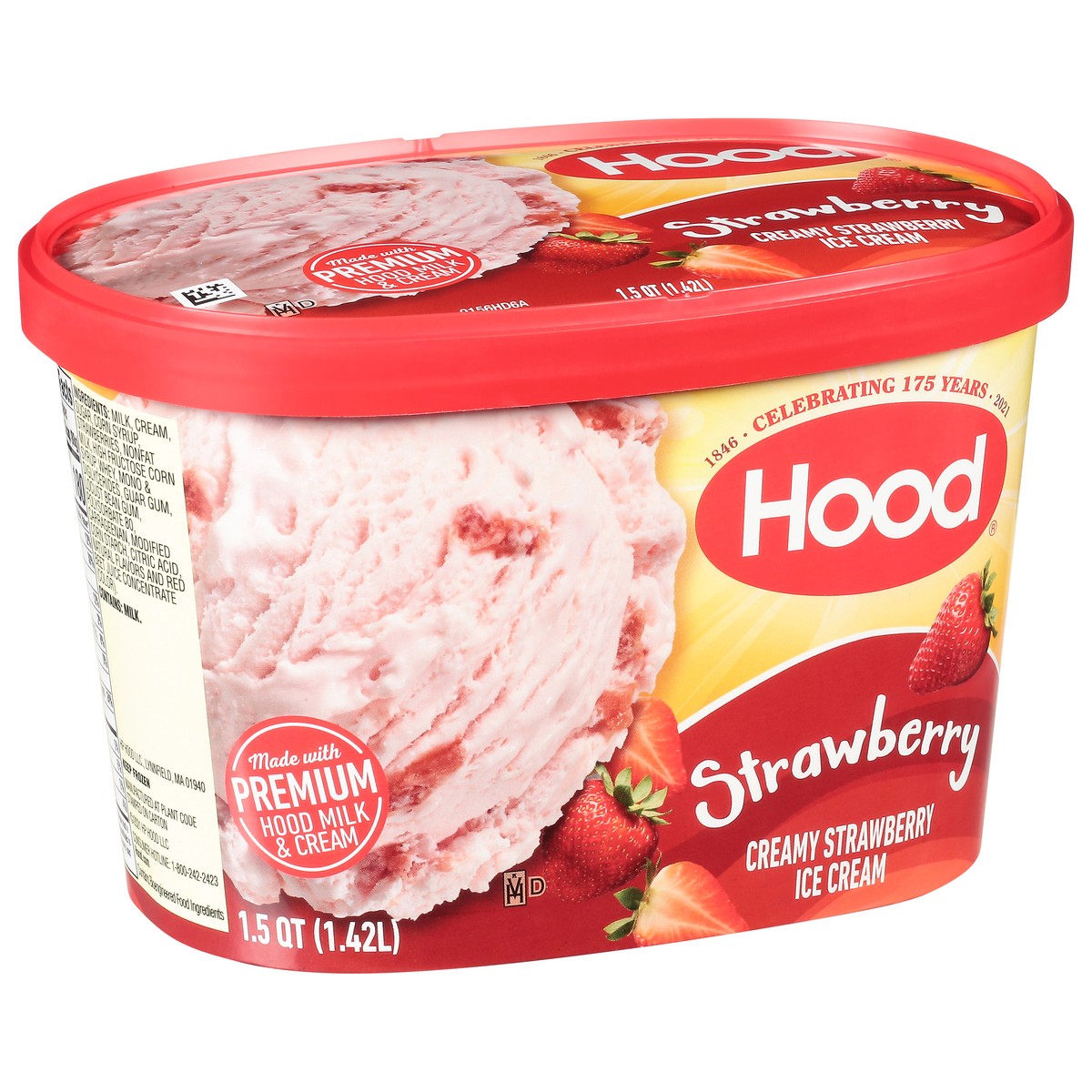 slide 5 of 11, Hood Strawberry Ice Cream, 1.5 Quarts, 1.5 qt