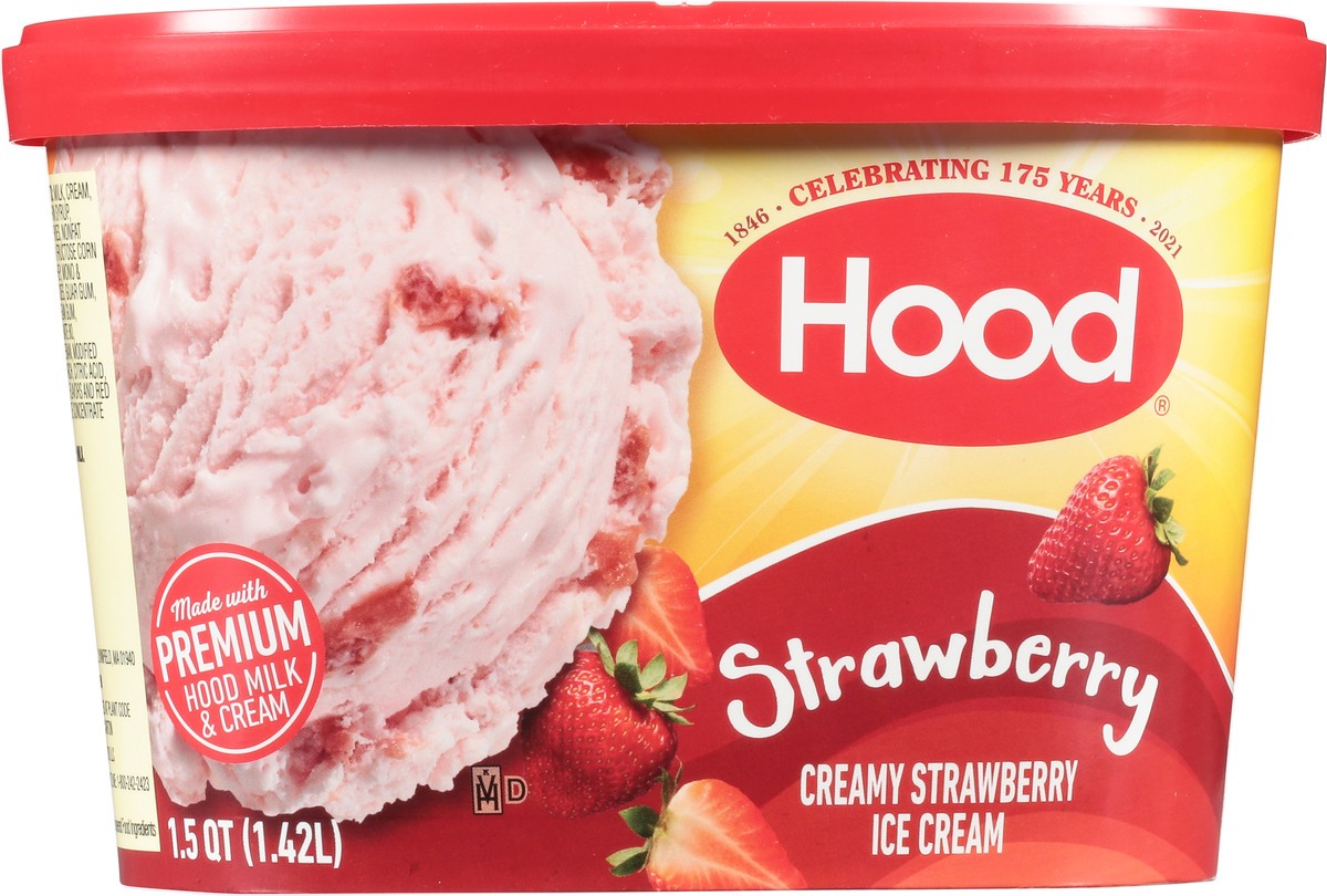 slide 2 of 11, Hood Strawberry Ice Cream, 1.5 Quarts, 1.5 qt