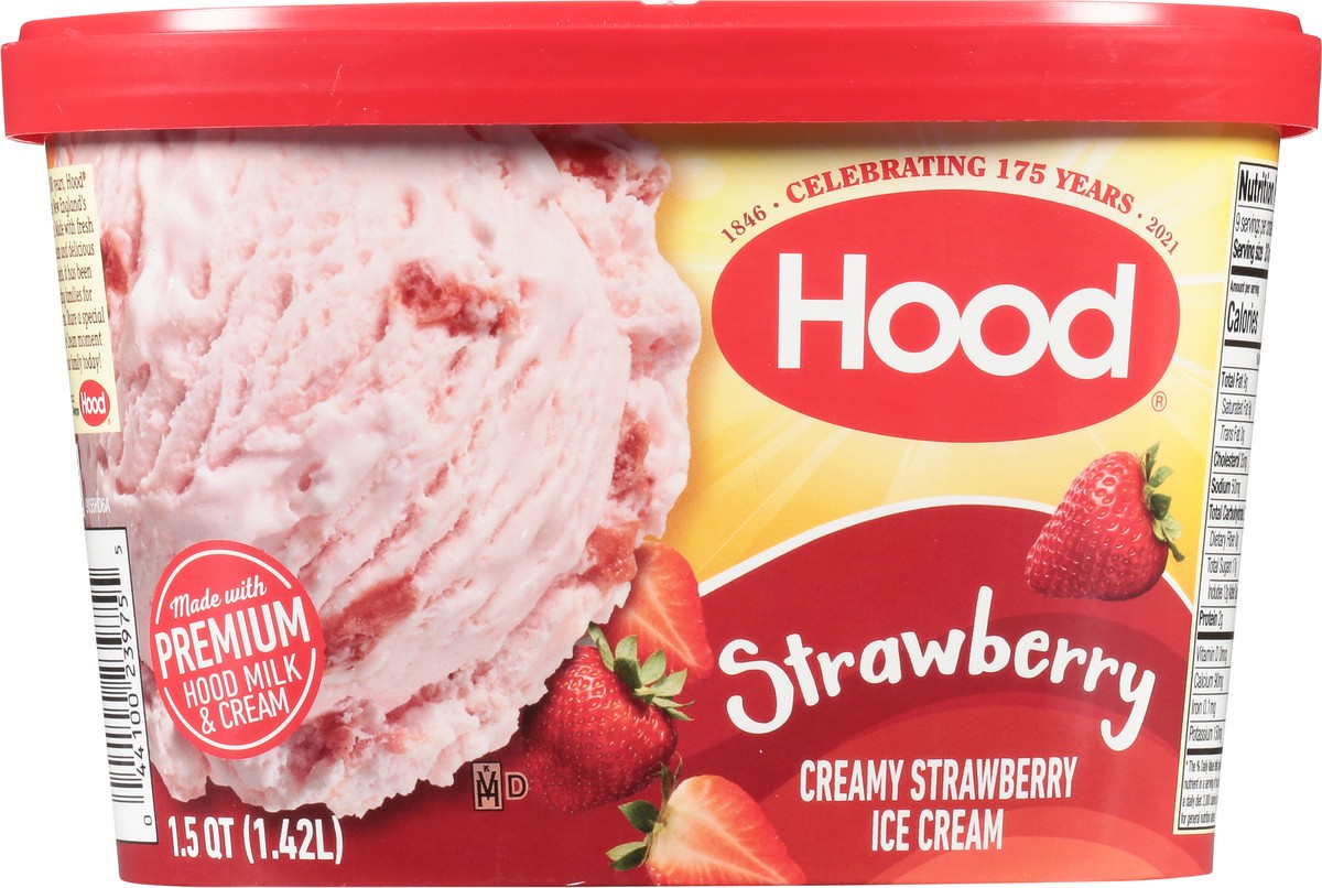 slide 11 of 11, Hood Strawberry Ice Cream, 1.5 Quarts, 1.5 qt