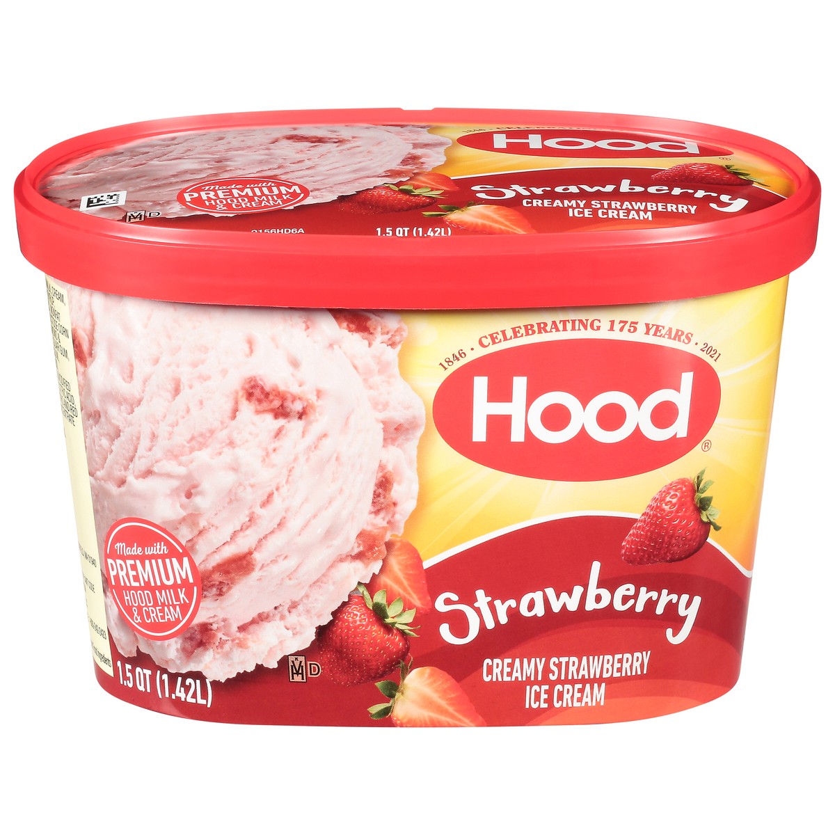 slide 4 of 11, Hood Strawberry Ice Cream, 1.5 Quarts, 1.5 qt