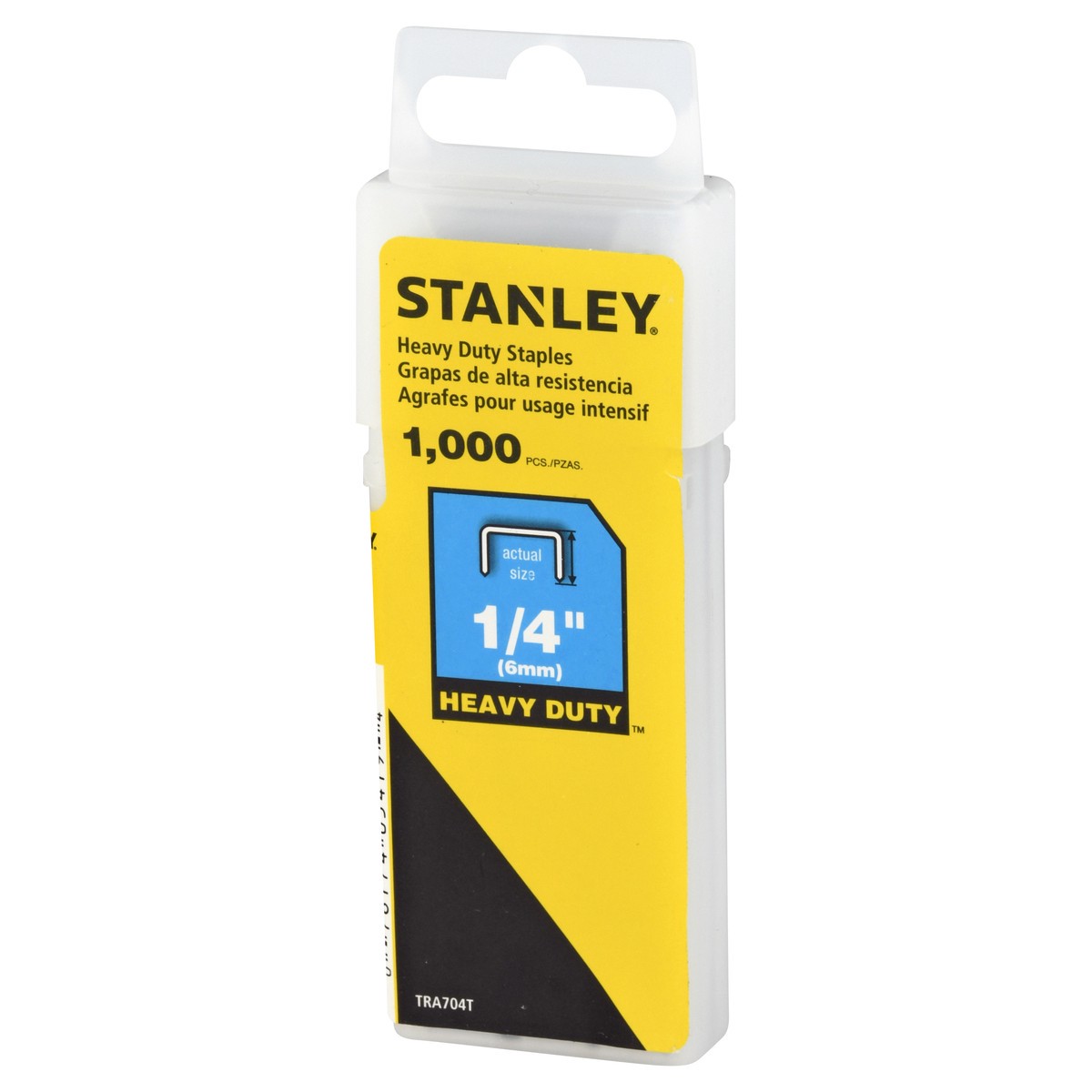 slide 2 of 11, STANLEY 1/4 Inch Heavy Duty Staples 1000 ea, 1000 ct