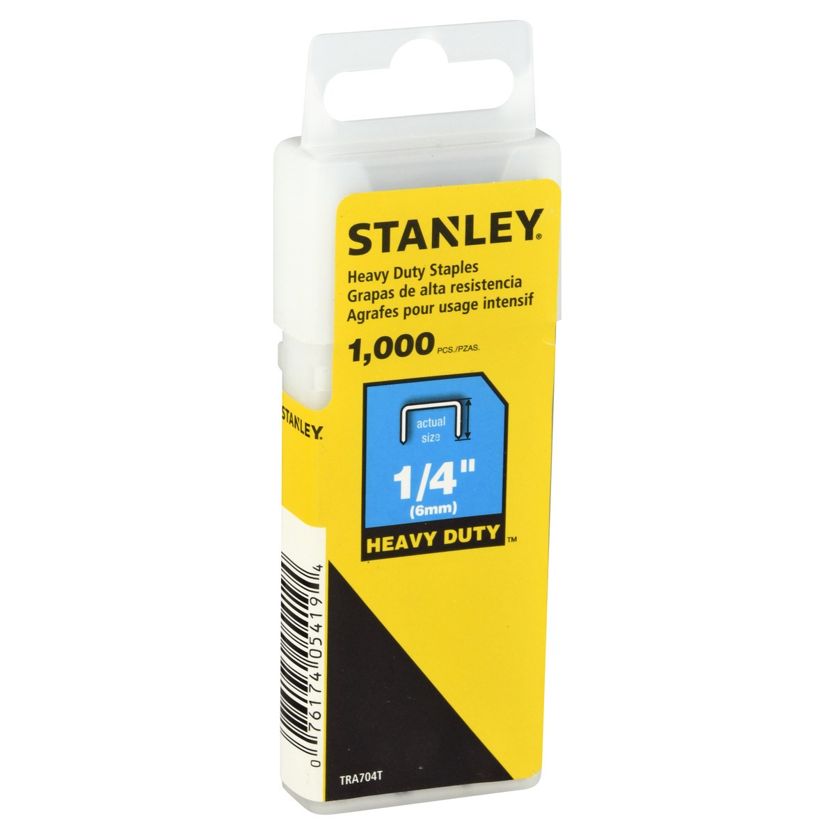 slide 8 of 11, STANLEY 1/4 Inch Heavy Duty Staples 1000 ea, 1000 ct