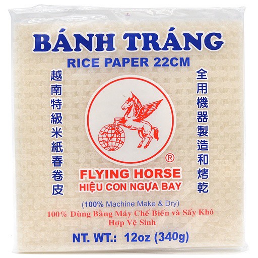 slide 1 of 1, Flying Horse Rice Paper-square-22cm, 340 gram