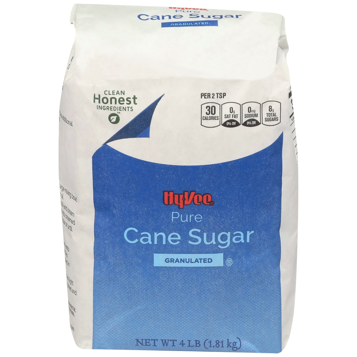 slide 1 of 1, Hy-vee Pure Cane Granulated Sugar, 4 lb