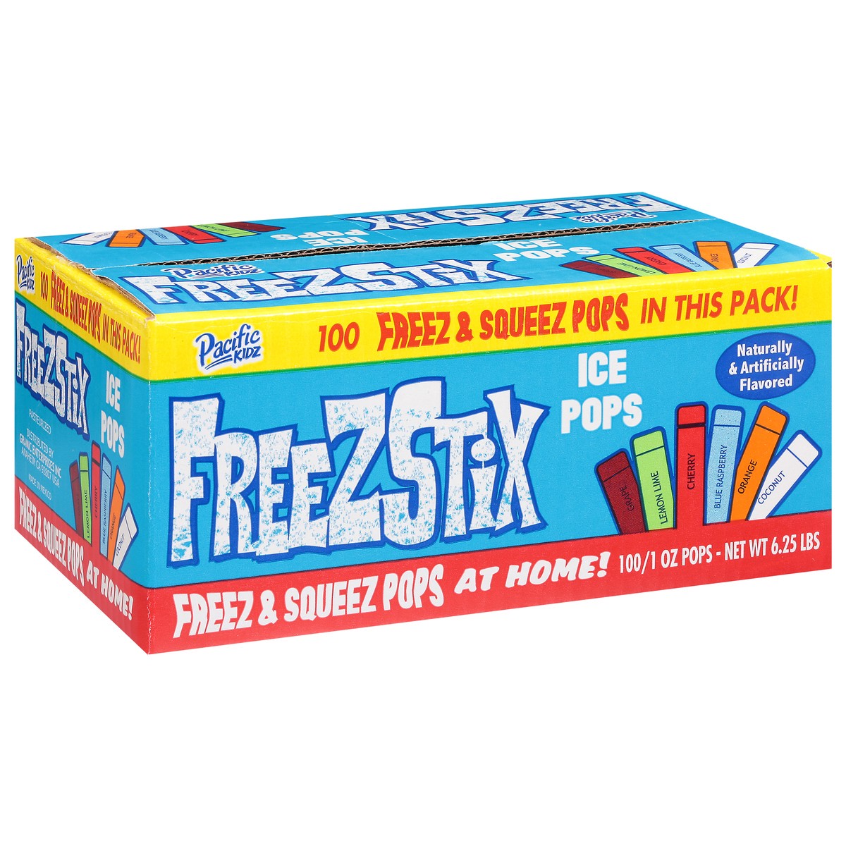 slide 7 of 13, Pacific Kidz Freezstix Ice Pops 100 - 1 oz Pops, 100 ct