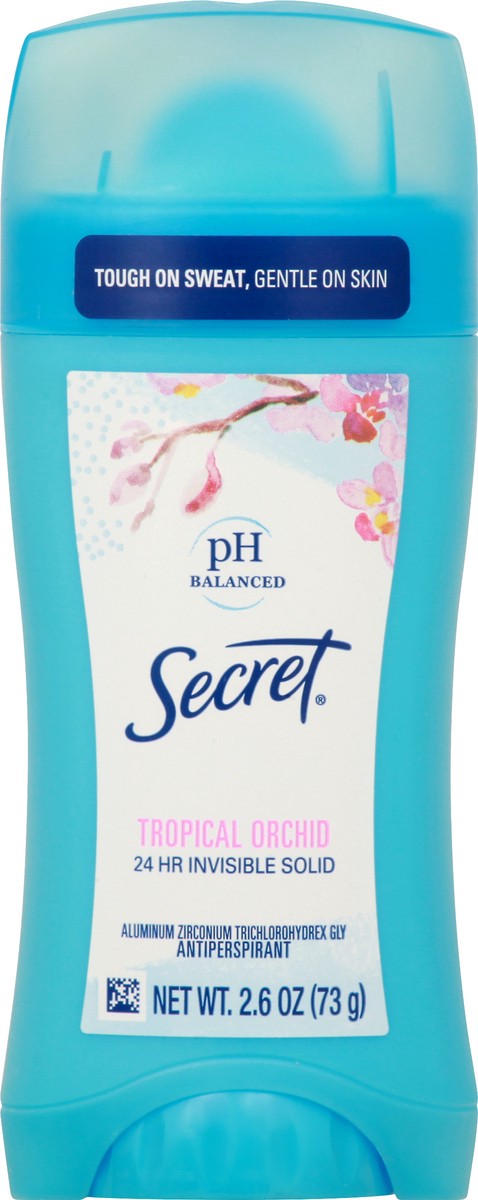 slide 1 of 10, Secret Invisible Solid Ap/Deo Tropicl Orchid, 2.6 oz