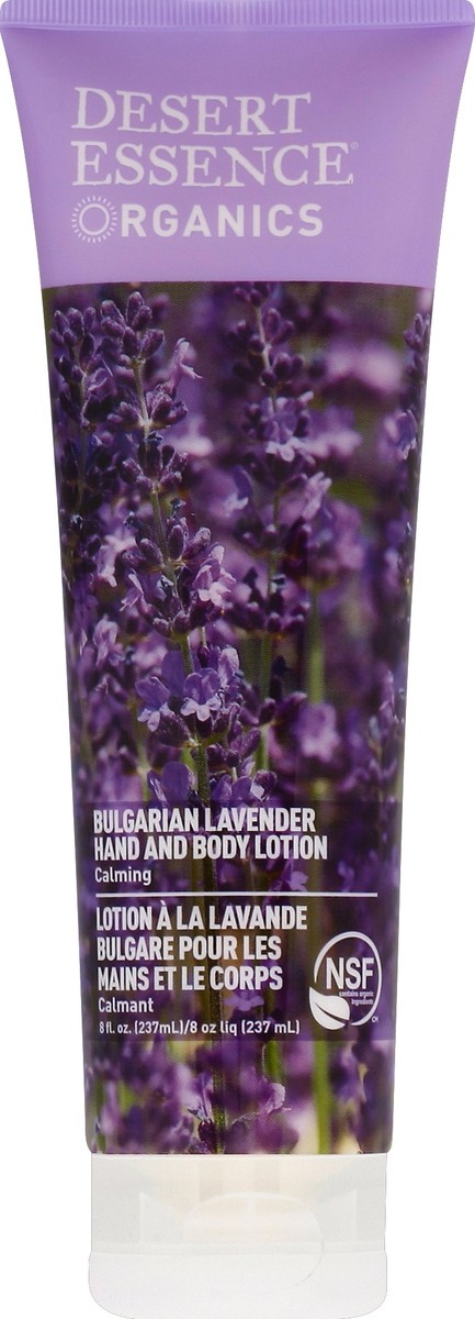 slide 1 of 3, Desert Essence Bulgarian Lavender Calming Hand And Body Lotion, 8 fl oz