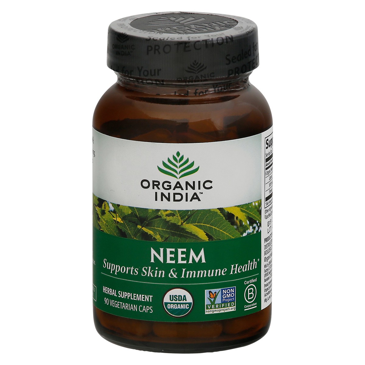 slide 1 of 12, Organic India Vegetarian Caps Neem 90 ea, 90 ct