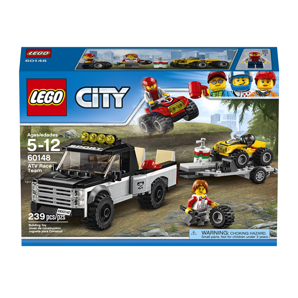 slide 1 of 1, LEGO City Great Vehicles ATV Race Team, 1 ct