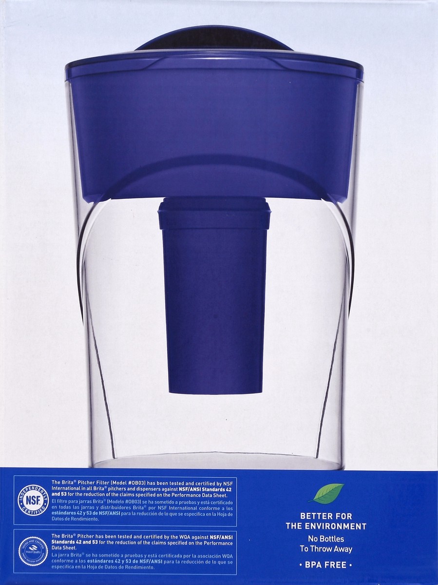 slide 3 of 5, Brita Water Filtration System Pitcher - Each, 1 ct