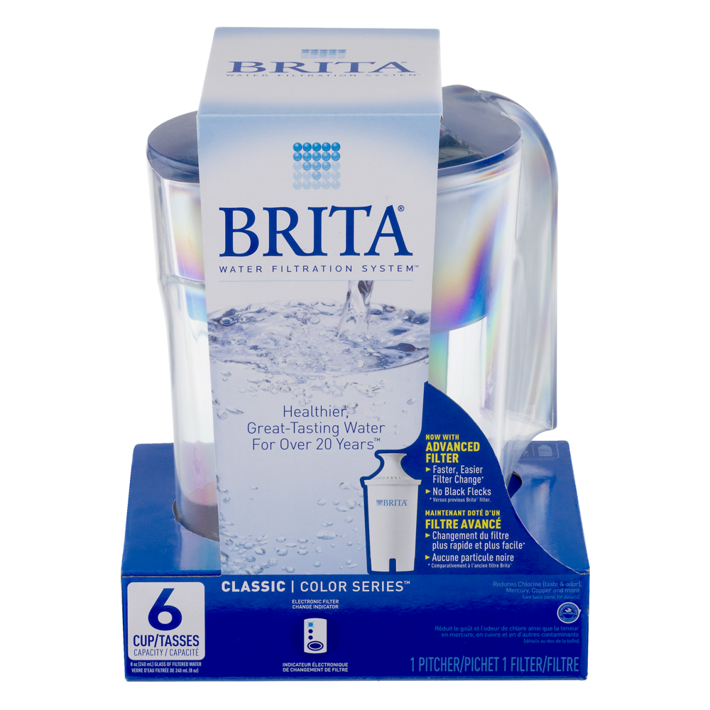 slide 1 of 1, Brita Water Filtration System Pitcher - Each, 1 ct