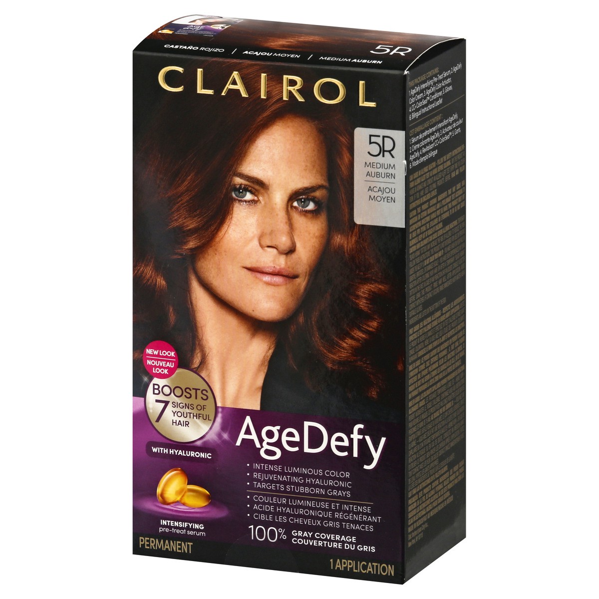 slide 3 of 9, Age Defy Medium Auburn Hair Color, 1 ct