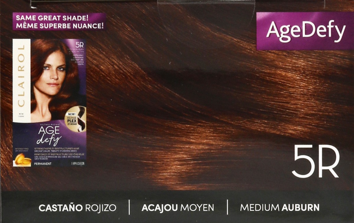 slide 9 of 9, Age Defy Medium Auburn Hair Color, 1 ct