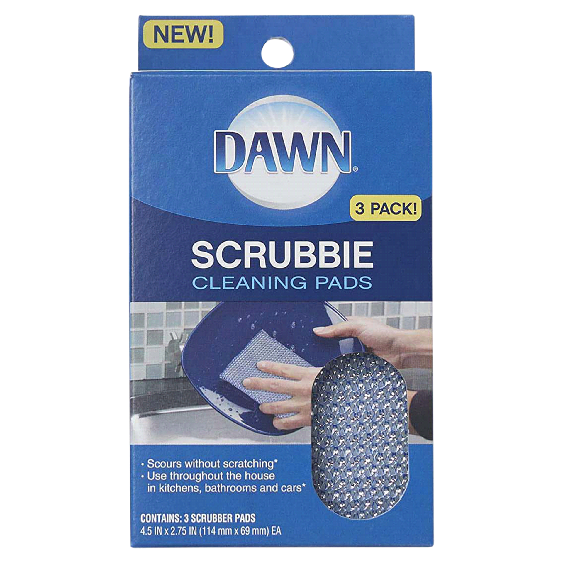 slide 1 of 1, Dawn Scrubbie, 3 ct