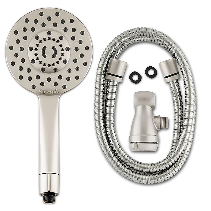Waterpik PowerPulse Massage Handheld Showerhead Brushed Nickel 1 ct