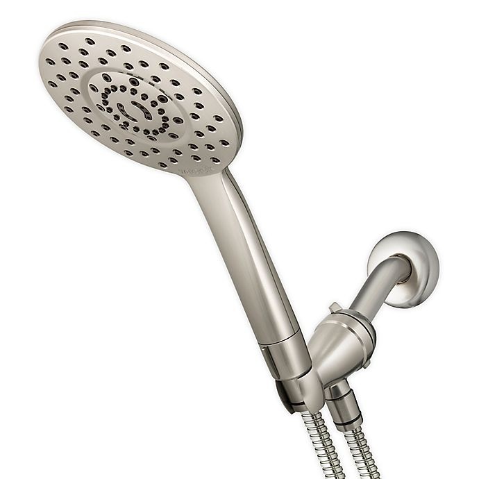 slide 1 of 6, Waterpik PowerPulse Massage Handheld Showerhead - Brushed Nickel, 1 ct