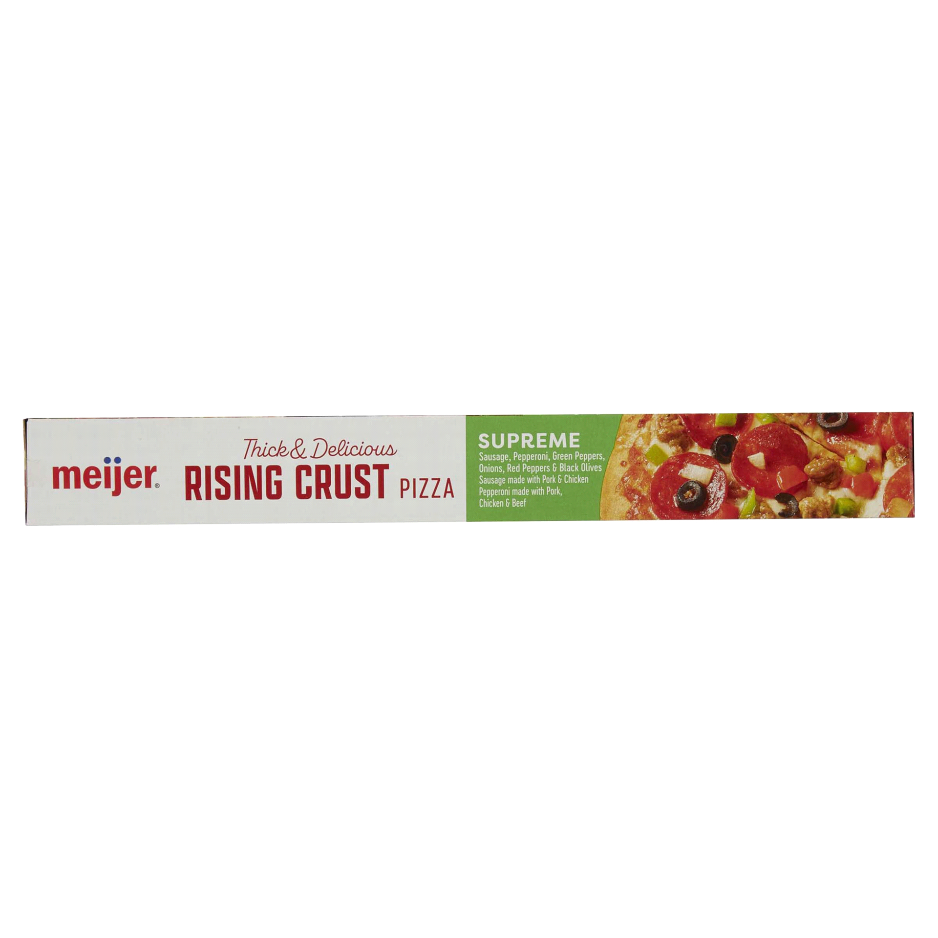 slide 29 of 29, Meijer Rising Crust Supreme Pizza, 32.7 oz