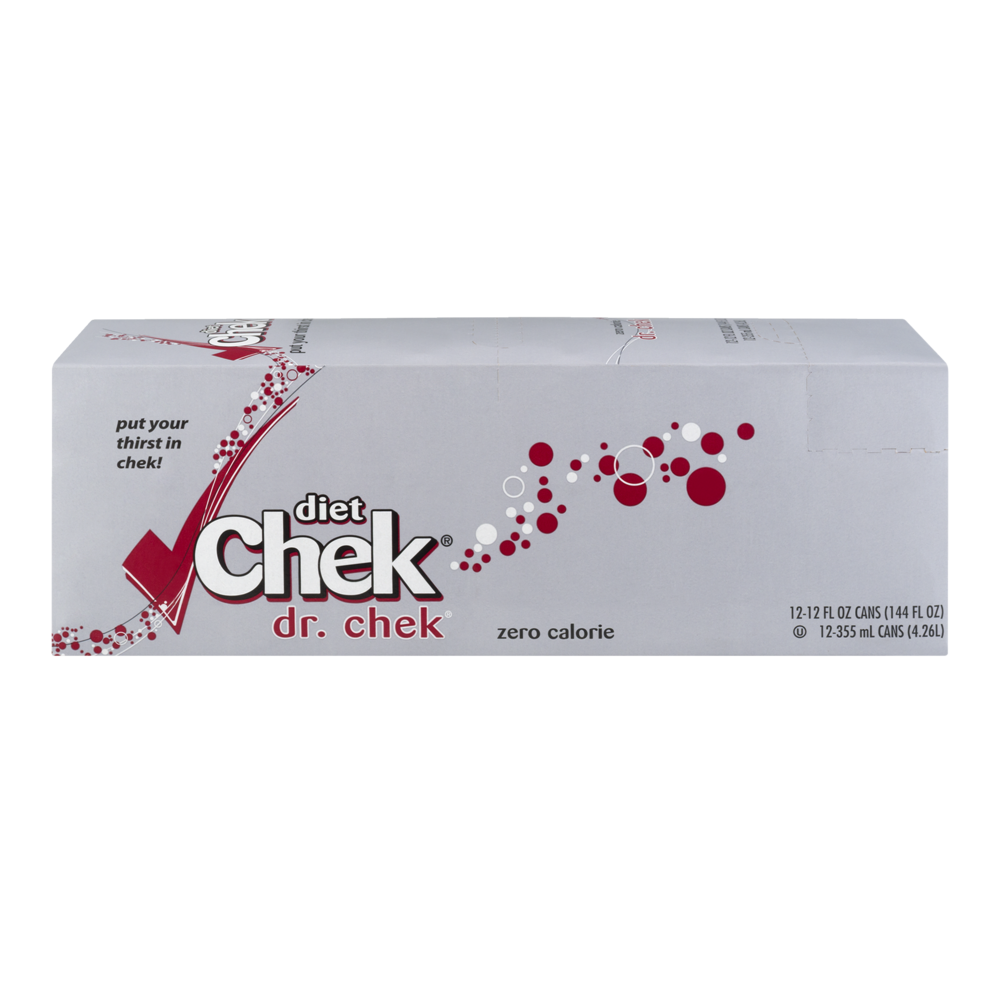 slide 1 of 1, Chek Diet Dr. Chek Soda - 12 ct; 12 oz, 12 ct; 12 oz