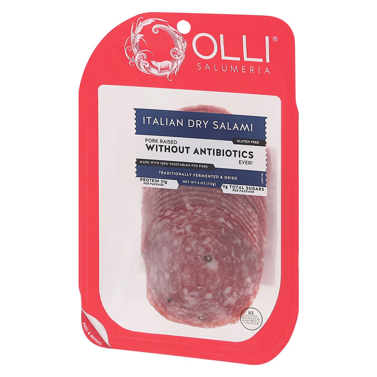 slide 7 of 9, Olli Salumeria Olli Salami Sliced Italian Dry, 1 ct