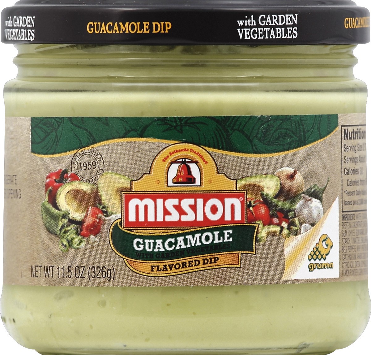 slide 2 of 3, Mission Guacamole Flavored Dip, 11.5 oz