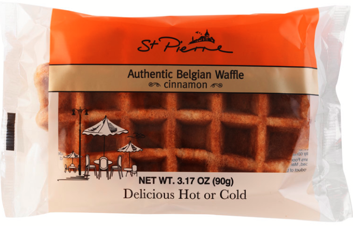 slide 1 of 1, St Pierre Brioche Waffles With Cinnamon, 3.17 oz