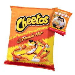 Snuggie Flaming Hot Cheeto 2-in-1 Pillow Snack Tray