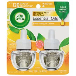 Air Wickâ Scented Oil, Refill, Orange & Lemon