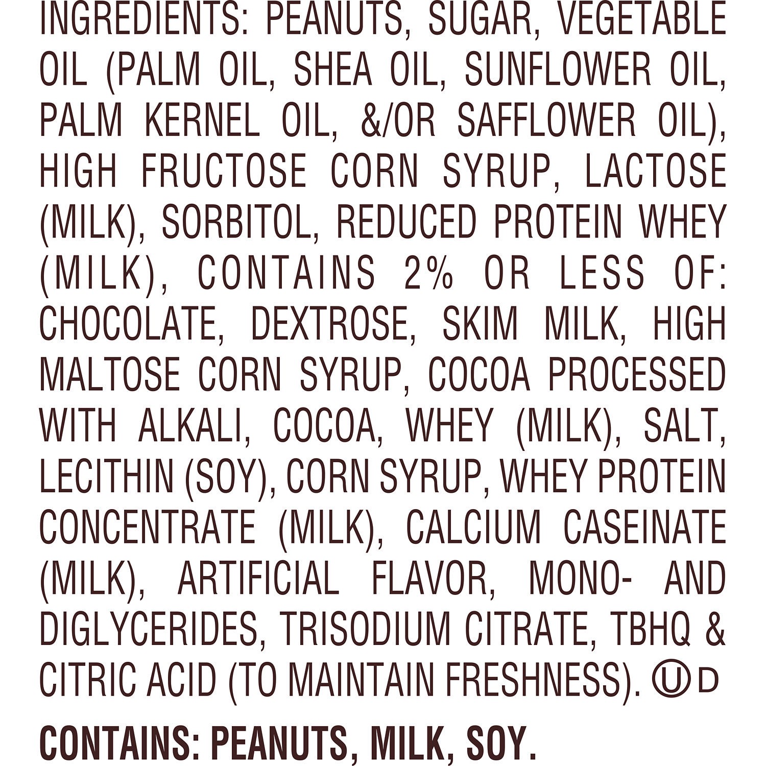 slide 4 of 5, Reese's NUTRAGEOUS Chocolate, Peanut Butter, Caramel and Peanut Candy Bars, 1.66 oz (18 Count), 1.66 oz