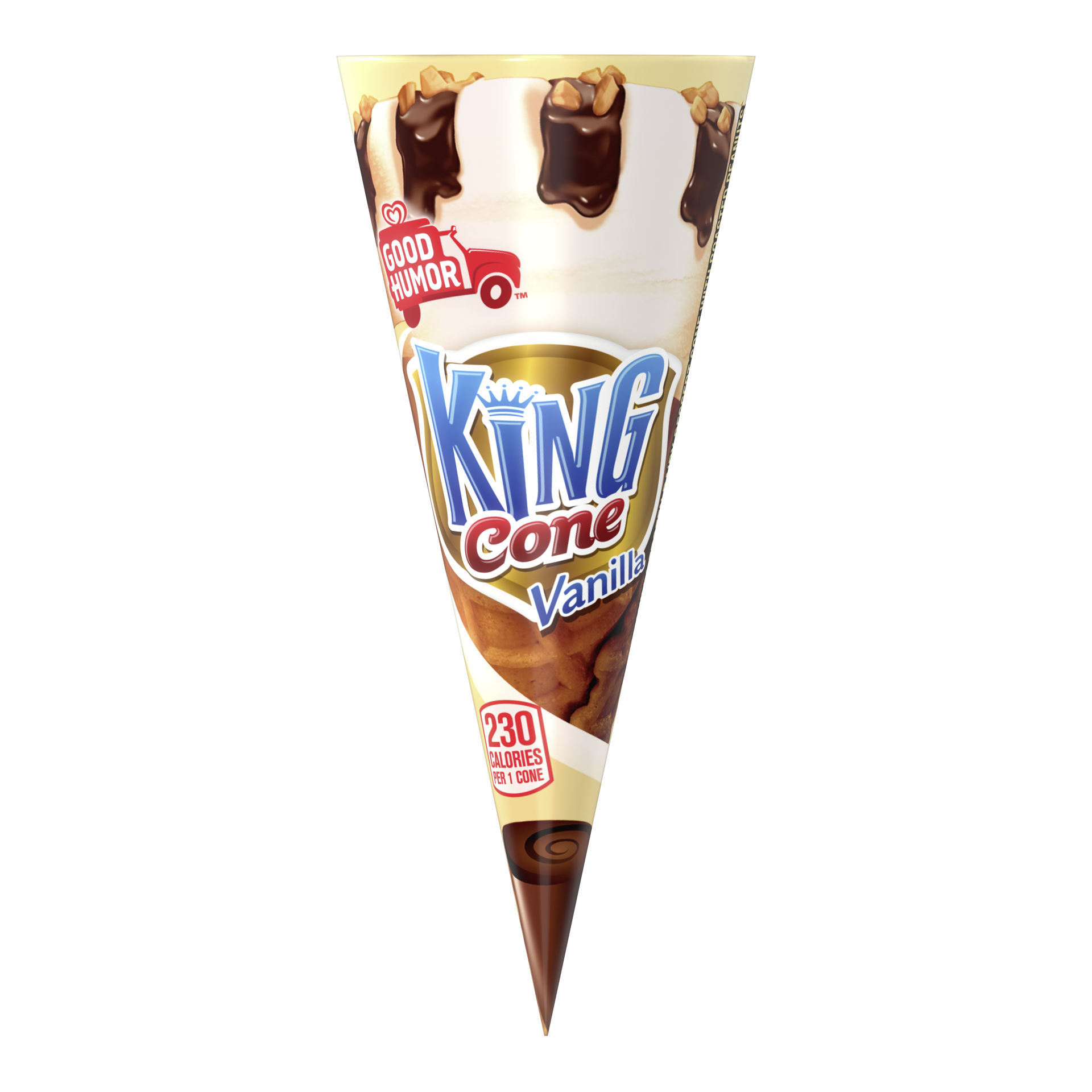 slide 2 of 3, Good Humor King Ice Cream Cone, 1 ct