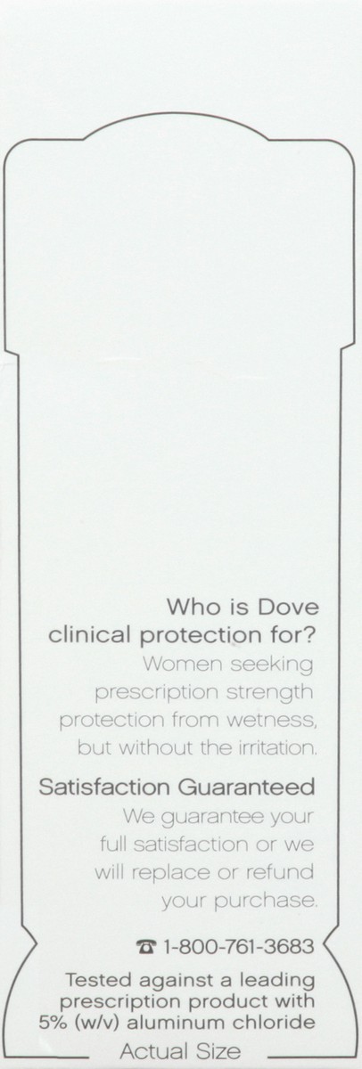 slide 4 of 9, Dove Clinical Protection Antiperspirant Deodorant Original Clean, 1.7 oz, 1.7 oz