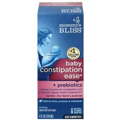 Mommy's Bliss Age 6 Months+ Baby Constipation Ease + Prebiotic 4 fl oz
