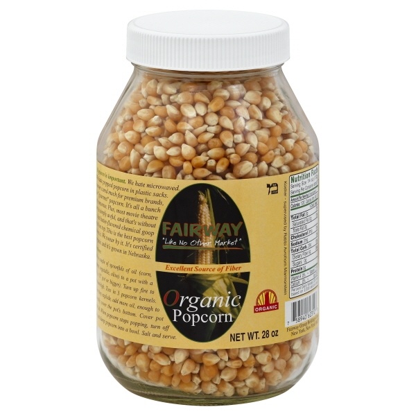 slide 1 of 1, Fairway Organic Popcorn Kernel Jar, 28 oz
