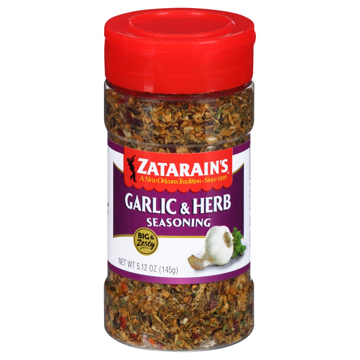 slide 9 of 11, Zatarain's Seasoning - Garlic & Herb, 5.12 oz
