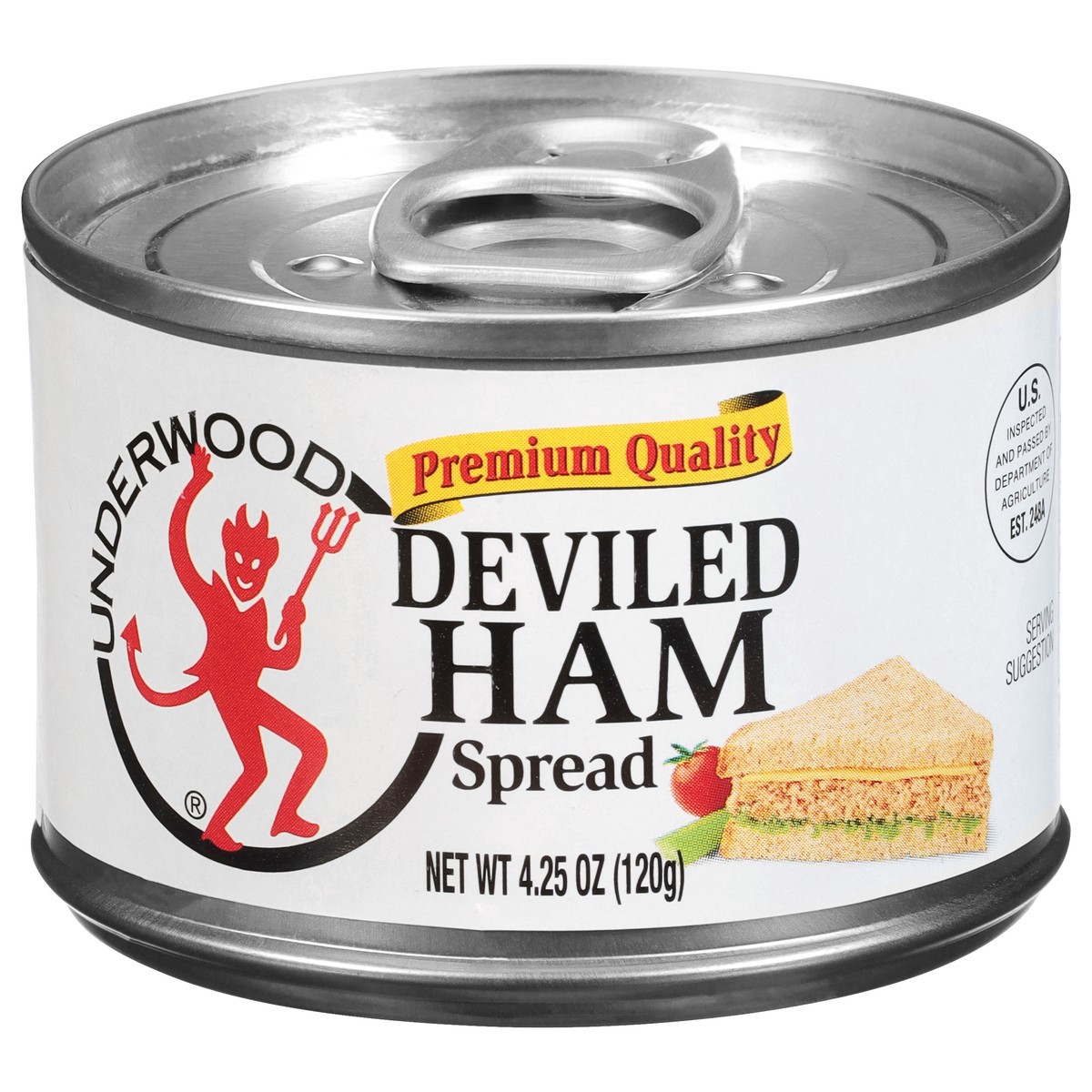 slide 1 of 8, Underwood Deviled Ham Spread, 