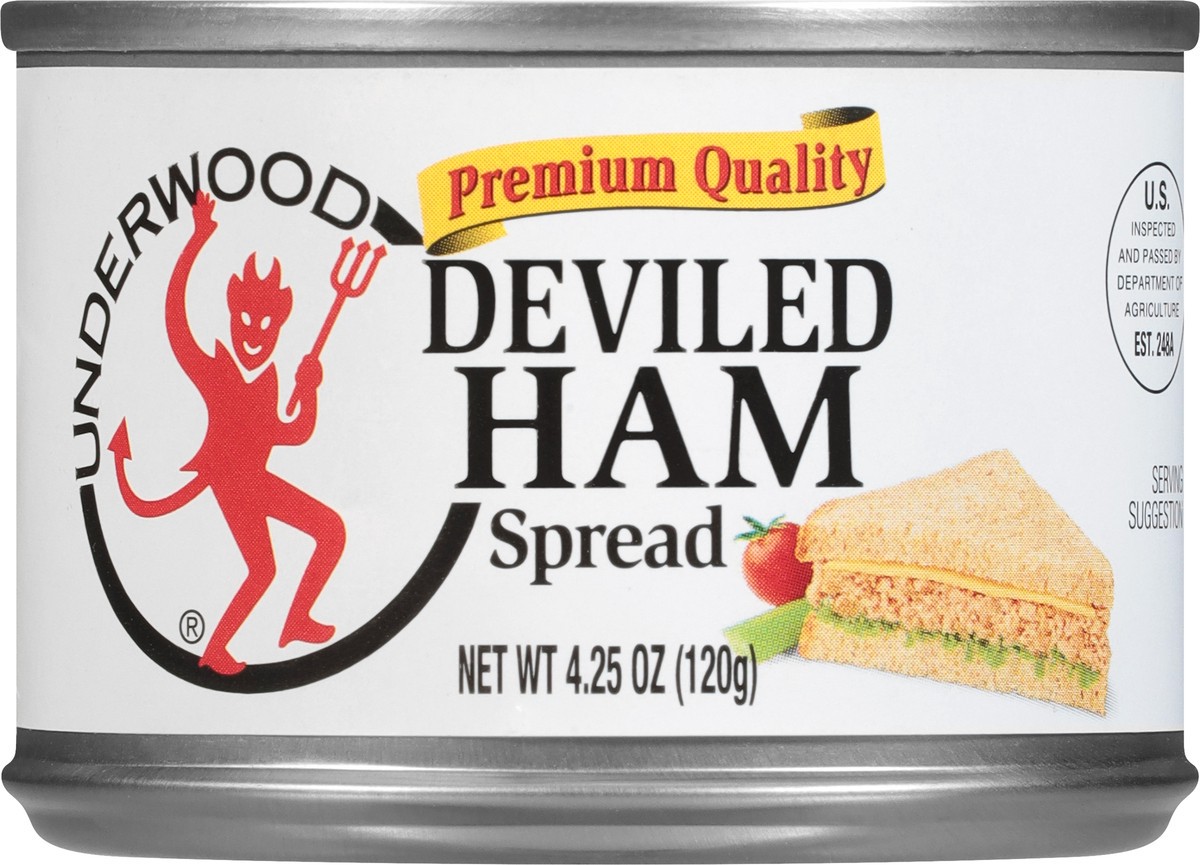 slide 5 of 8, Underwood Deviled Ham Spread, 